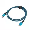 USB-C–USB-C-kaapeli LANBERG CA-CMCM-45CU-0020-BK, 240 W PD, 8K@60Hz, 2,0 m