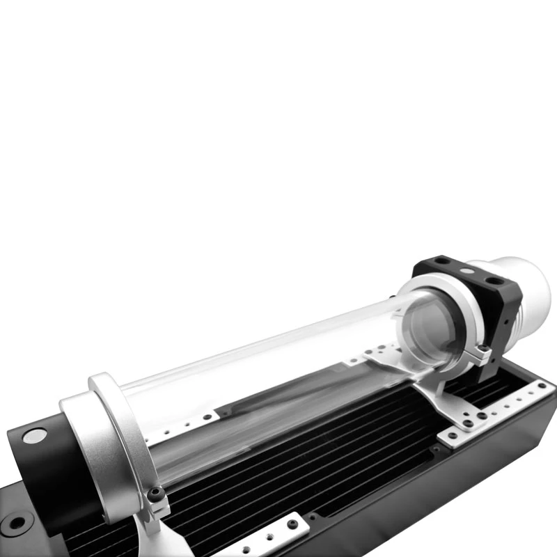 Säiliö Singularity Protium 250 mm asetaali – inline-jäähdytysnestesäiliö mukautettuihin vesijäähdytyspiireihin
