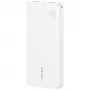 Varavirtalähde usams PB83 10000mAh PD 2×USB-A USB-C valkoinen