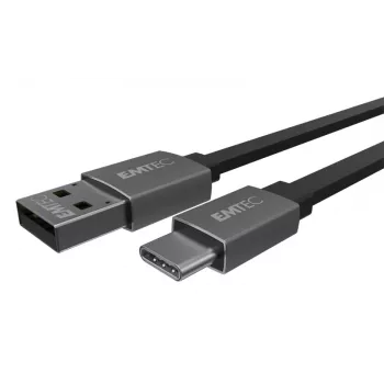 Emtec T700C 1,2 m USB-kaapeli USB A - USB C musta