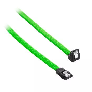CableMod ModMesh - SATA-kaapeli - Serial ATA 150/300/600 - SATA (W) suorakulmainen SATA (W) - 60 cm - vaaleanvihreä (CM-CAB-RSAT-N60KLG-R)