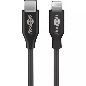 Lataus- ja synkronointikaapeli Goobay Lightning - USB-C 0,5 m