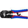 Knipex 97 51 13 kaapelipuristinpihdit musta, sininen, punainen