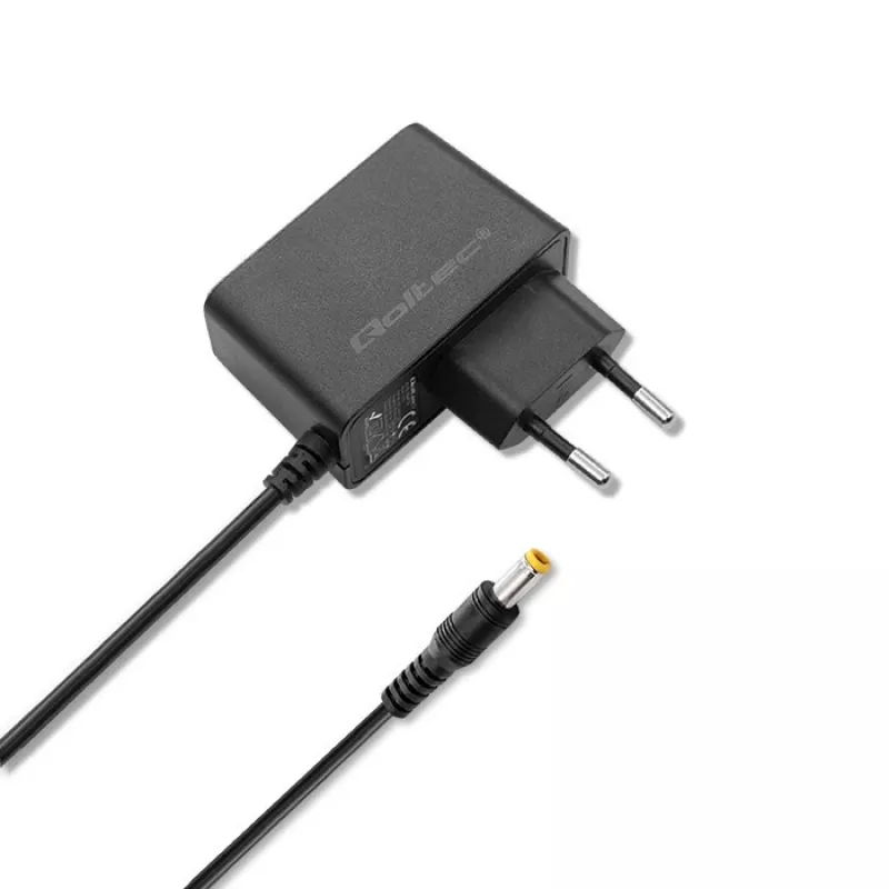 Virtalähde Qoltec 52401 12 W sisäkäyttöön musta POS-tulostimelle