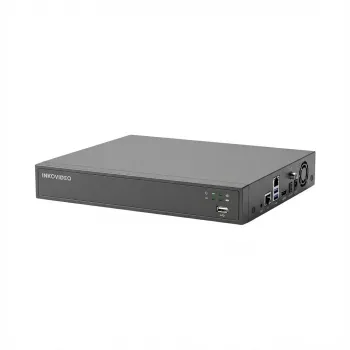 Inkovideo NVR-4K-4P -verkkotallennin — 4-kanavainen 4K-tallennustuki