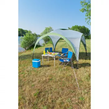 Paviljonki Event Shelter Pro M 3 x 3 m vaaleanharmaa vihreä