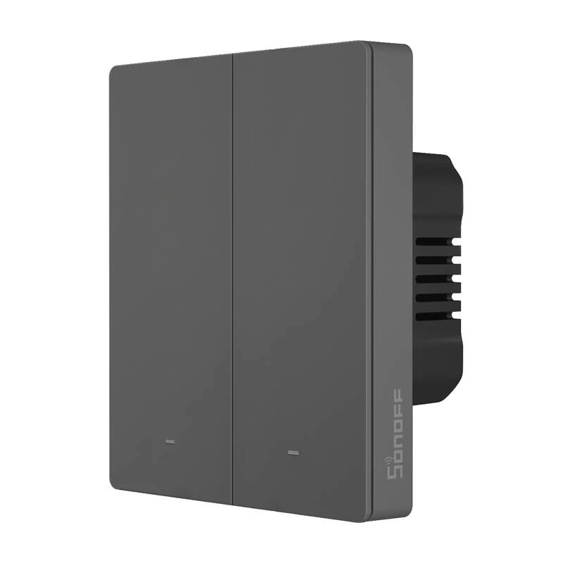 WLAN-seinäkytkin Sonoff M5-2C-80, 2 virtapiiriä, malli M5-2C-80