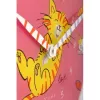 NeXtime kello 8810 Tickle My Tummy, Ø30 cm, seinäkello, pinkki/monivärinen