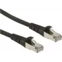 ROLINE Cat.6A S/FTP (PiMF) Patch-kaapeli, Component Level, LSOH, 7,5 m, musta 21.15.2856