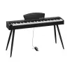 Digitaalipiano Kruger & Matz KMDP-45P-BK — mattamusta pinta, painotetut koskettimet