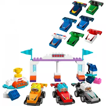 LEGO DUPLO 10445 F1-tiimin kilpa-auto ja kuljettaja