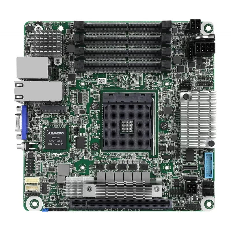 ASRock X570D4I-2T emolevy AMD X570 Socket AM4 Mini ITX