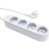 Älykäs 12A Shelly Power Strip 4 Gen4 Zigbee/Matter jatkojohto
