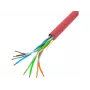Verkkokaapeli LANBERG LCU5-10CC-0305-R U/UTP Cat5e 305 m punainen CCA PVC