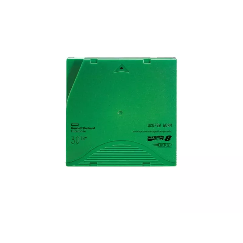 Hewlett Packard Enterprise HPE Ultrium WORM -tietokasetti - LTO Ultrium WORM 8 - 12TB / 30TB - tarra-arkit - vihreä (Q2078W)