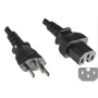 Microconnect PE160518 virtajohto musta 1,8 m C15-liitin