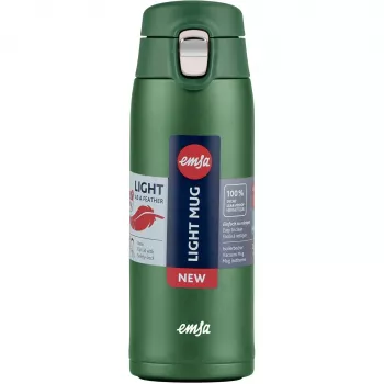 Matkamuki EMSA N2151900, tummanvihreä, 0,4 l, kääntökansi