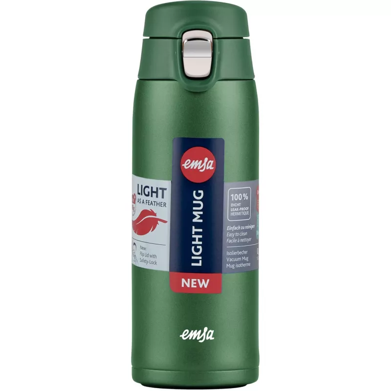 Matkamuki EMSA N2151900, tummanvihreä, 0,4 l, kääntökansi