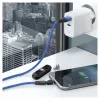 USB-kaapeli RealPower MagneticCharge3 1 m USB A sininen pikalataus tiedonsiirto