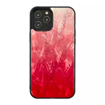 iKins suojakotelo Apple iPhone 12 / 12 Pro, pink lake mustalla reunuksella