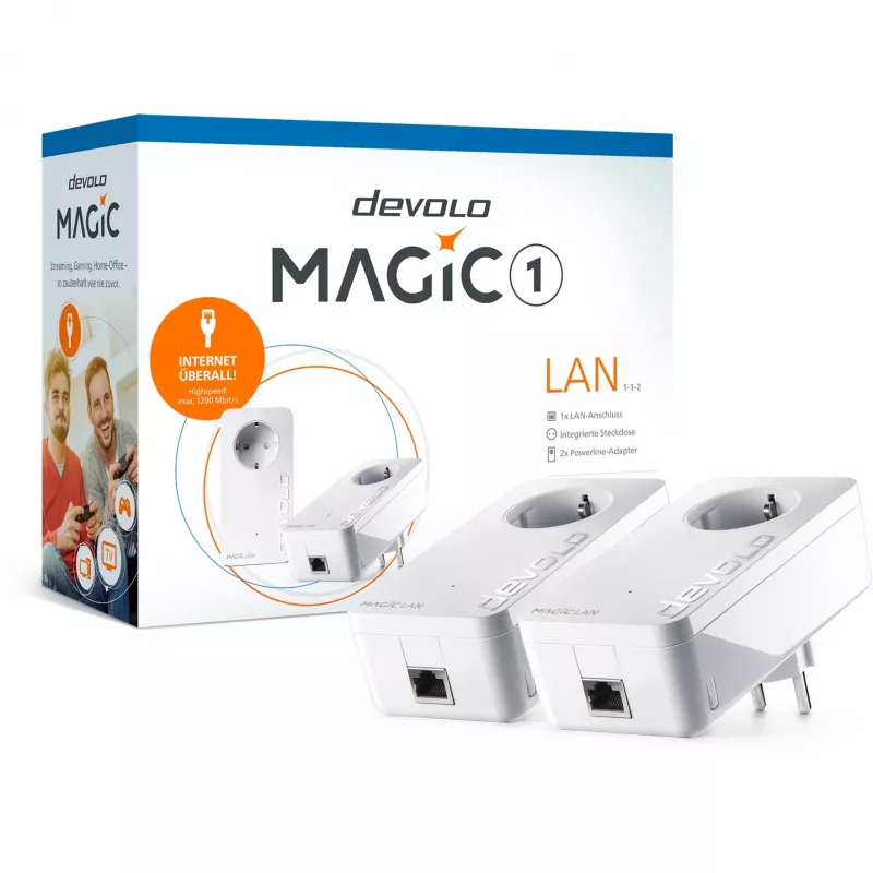 Ethernet LAN -aloituspakkaus Devolo Magic 1 Lan 1-1-2
