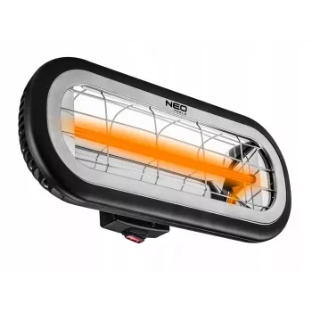 NEO TOOLS 90-032 sähköinen infrapunalämmitin sisä- ja ulkokäyttöön 2000 W musta