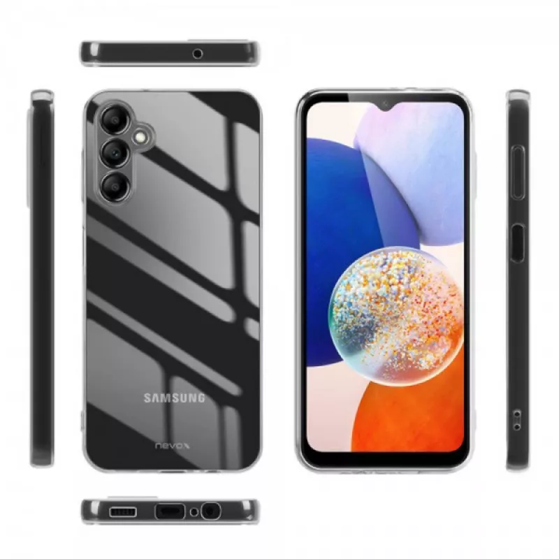 Suojakotelo Flex Case Nevox Samsung Galaxy A17 5G — läpinäkyvä, malli 2573