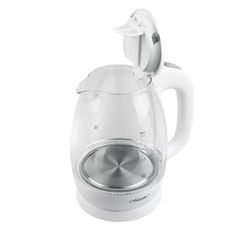 MAESTRO SÄHKÖINEN VEDENKEITIN LASI 1,7 L, 2200 W
