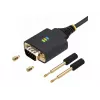 StarTech.com 13ft (4m) 2-porttinen USB-sarja-adapterikaapeli, vaihdettavat DB9-ruuvit/mutterit, COM-säilytys, USB-A - DB9 RS232, FTDI, tason 4 ESD-suoja, Windows/macOS/ChromeOS/Linux – tukeva TPE-rakenne