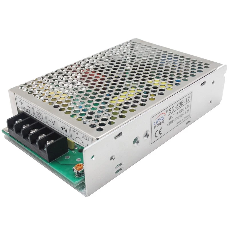 Extralink SD-50B-12 DC/DC jännitemuunnin, 24V -> 12V, 50W