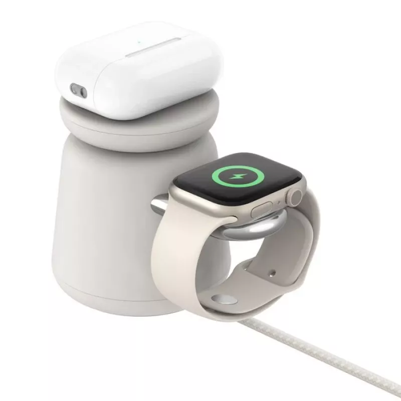 Magneettinen Qi2 15W laturi Belkin WIZ027VFH37 iPhonelle ja Apple Watchille