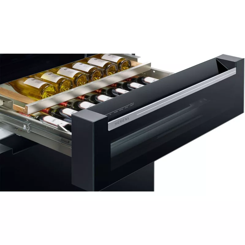 Siemens KF96RSBEA Side-by-Side-jääkaappi vapaasti seisova 572 L musta