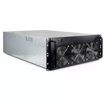 Tietokonekotelo Inter-Tech 88887236 Rack musta, harmaa