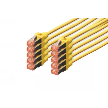 Verkkokaapeli Digitus CAT 6 S/FTP RJ-45 2 m keltainen