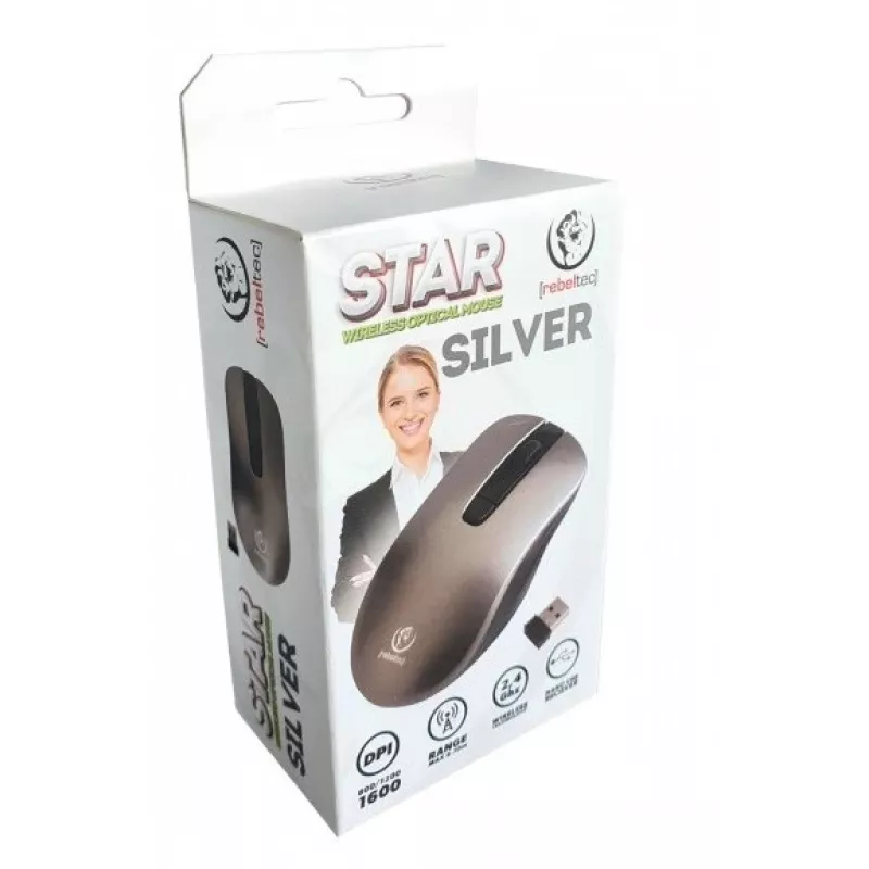 Optinen langaton hiiri Rebeltec RBLMYS00058 USB