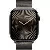 Apple Watch Series 10 GPS + Cellular 46 mm Slate Titanium -kotelo ja Slate Milanese -ranneke – M/L (MWYW3QF/A)