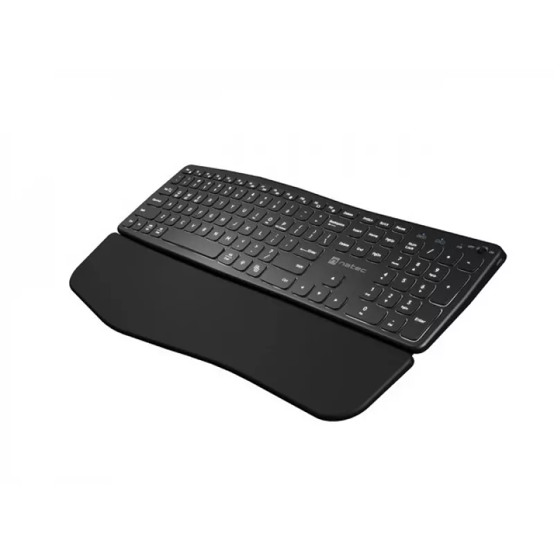 NATEC PORIFERA -näppäimistö koti-/toimistokäyttöön Bluetooth QWERTY US International musta