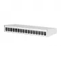 METZ CONNECT BTR E-DAT modul - asennusrasia verkkopinta - puhtaanvalkoinen, RAL 9010 - 16 porttia (130861-1602-E)