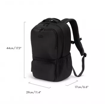 Vapaa-ajan reppu DICOTA D32116-RPET musta polyesteri rPET