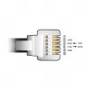 Sovitinkaapeli DeLOCK USB Type-A sarjaportti RS-232 RJ12 ESD-suojaus 2 m musta
