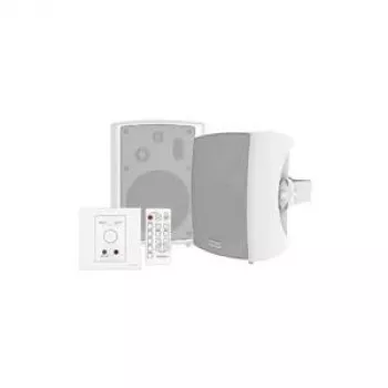 Vision Techconnect SP-1800+TC3-AMP - äänijärjestelmä - 50 W (kokonais) - valkoinen (TC3-AMP+SP-1800)