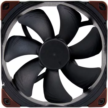 Noctua NF-A14 INDUSTRIALPPC-2000 PWM tuuletin, 140x25 mm, 12V, PWM, 500–2000 RPM, 182,5 m³/h, IP52, SSO-laakeri