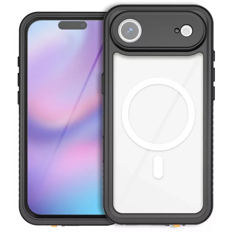 Suojakotelo 4smarts iPhone 17 Air 16,8 cm musta läpinäkyvä