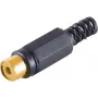 RCA-liitin ShiverPeaks BS51500-SG musta