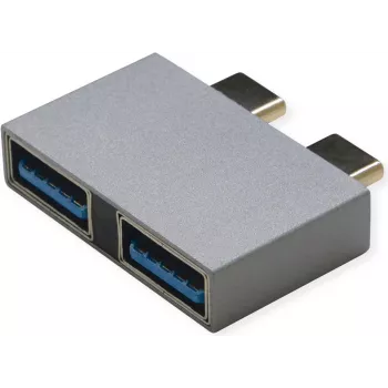 ROLINE USB3.2Gen1 sovitin 2x C - A ST/BU - adapteri - digitaali/data (12.03.2947)