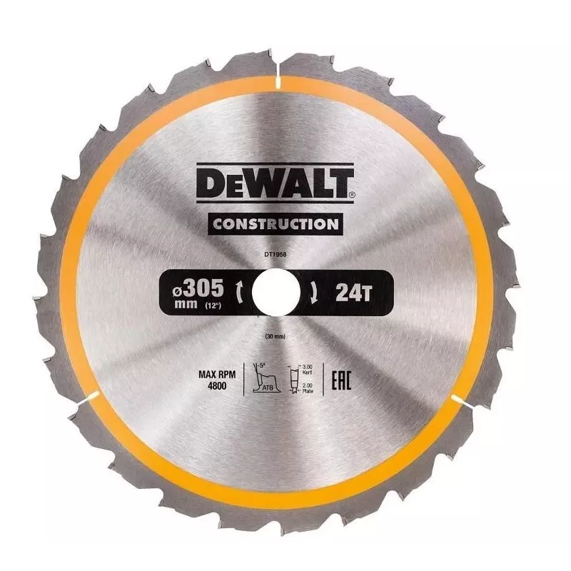 DeWALT DT1959-QZ pyörösahanterä 1 kpl