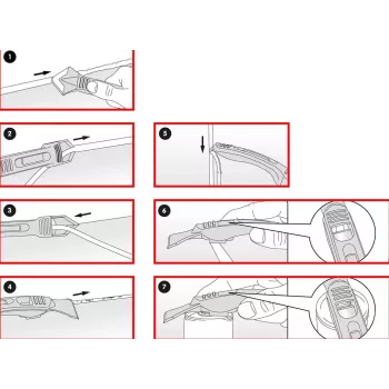 Silikonisaumatyökalu-sarja KS TOOLS FUGENFIX 7-osainen – KS Tools 7 kpl silikonisaumatyökaluja tiivistys- ja saumaustöihin