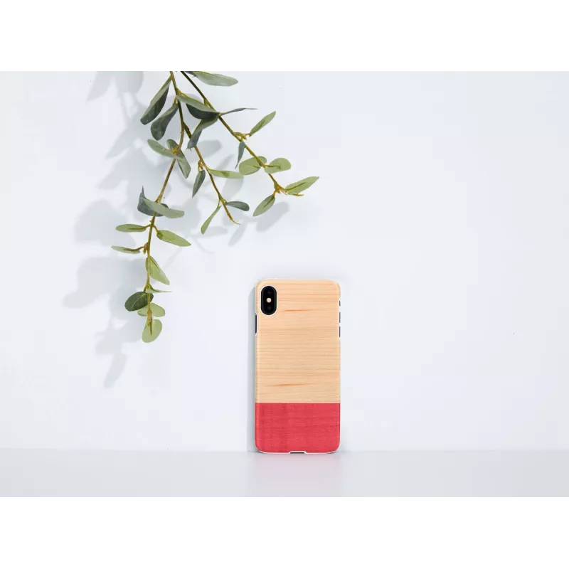 Älypuhelinkotelo man and wood iPhone XS Max:lle — white miss match