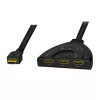 LogiLink - video-/äänijakaja/-kytkin - 3 x HDMI - pöytämalli