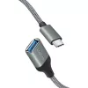 LogiLink USB 3.2 Gen1 Type-C-sovitin C/M - USB-A/F OTG alumiini 0,15 m